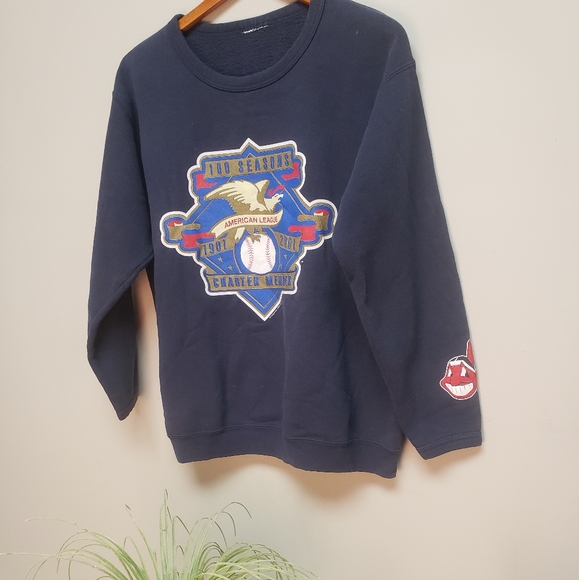 Cleveland Indians Charter Season Ticket Member Crew Neck Sweatshirt, Size L - Picture 3 of 6